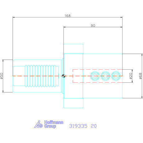 Holex Furatkés tartó Form E2 20 mm