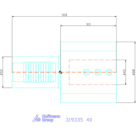 Holex Furatkés tartó Form E2 40 mm