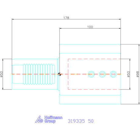 Holex Furatkés tartó Form E2 50 mm