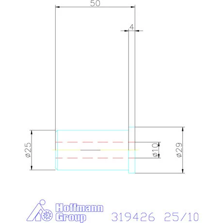 Holex Szűkítőpersely 25/10 mm