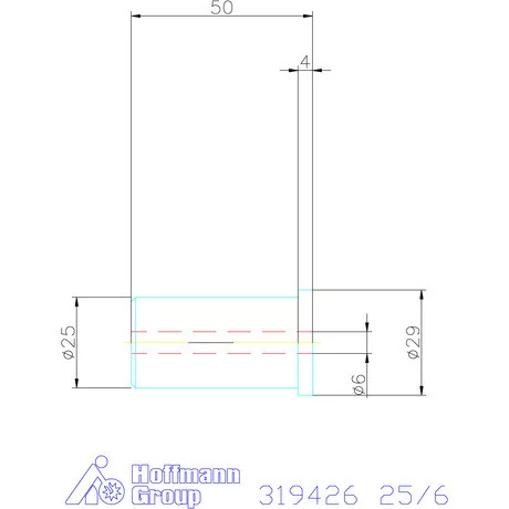 Holex Szűkítőpersely 25/6 mm