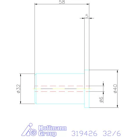 Holex Szűkítőpersely 32/6 mm