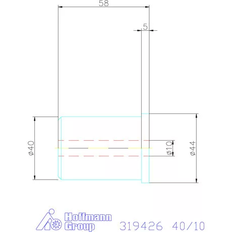 Holex Szűkítőpersely 40/10 mm