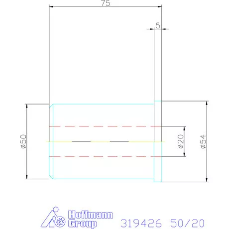 Holex Szűkítőpersely 50/20 mm