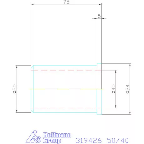 Holex Szűkítőpersely 50/40 mm
