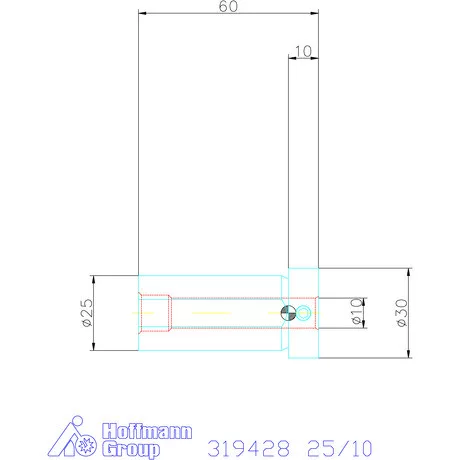 Holex Hasított szűkítőpersely 25/10 mm