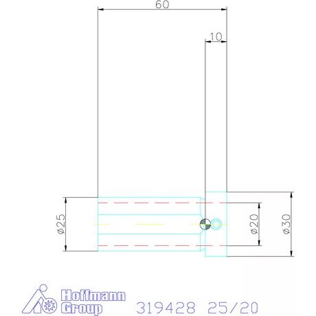 Holex Hasított szűkítőpersely 25/20 mm