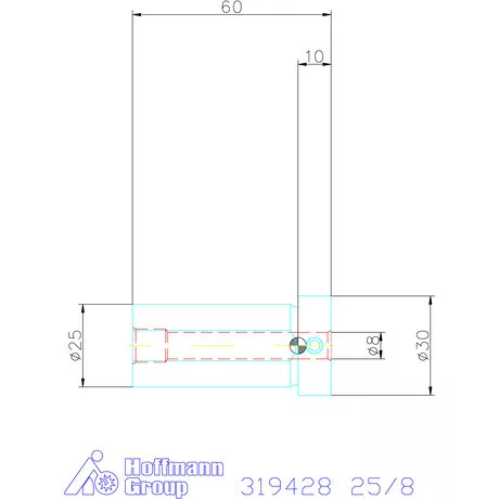 Holex Hasított szűkítőpersely 25/8 mm