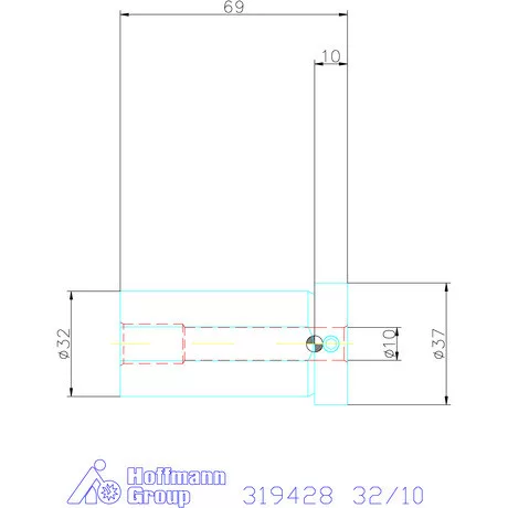 Holex Hasított szűkítőpersely 32/10 mm