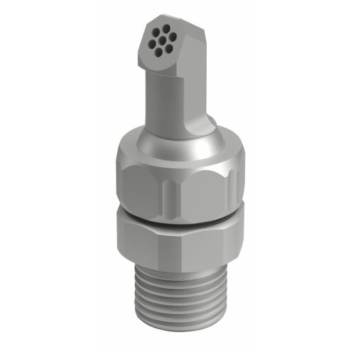 PiranhaClamp HighPressure hűtőfolyadék fúvóka 60°-ban hajlított M8X1