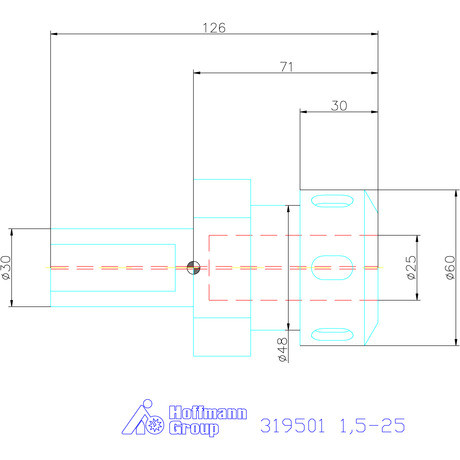 Holex OZ szorítópatronos befogó Form E3 1,5-25