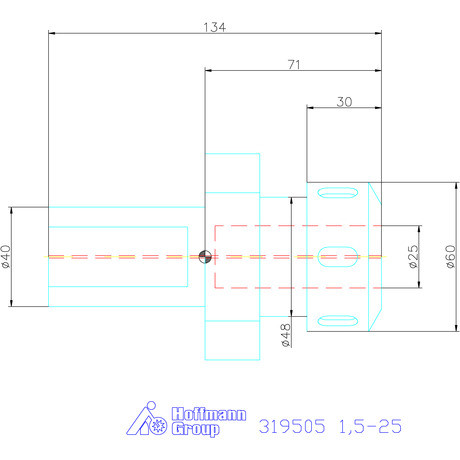Holex OZ szorítópatronos befogó Form E3 1,5-25