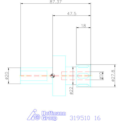 Holex ER szorítópatronos befogó Form E4 16