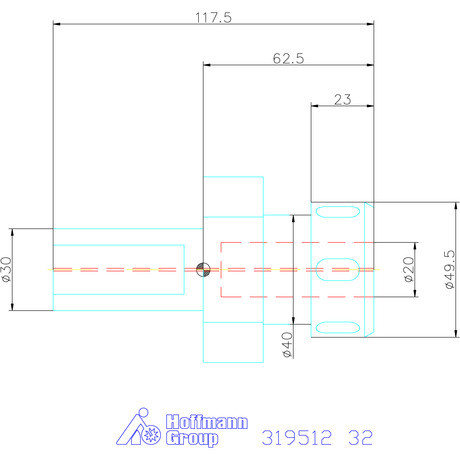 Holex ER szorítópatronos befogó Form E4 32