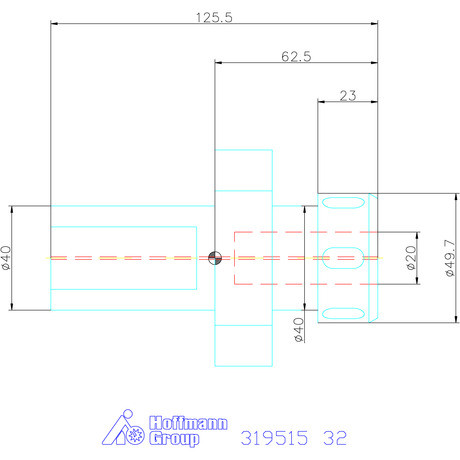 Holex ER szorítópatronos befogó Form E4 32
