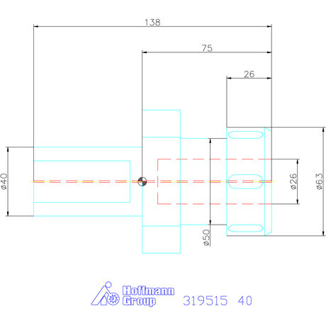 Holex ER szorítópatronos befogó Form E4 40