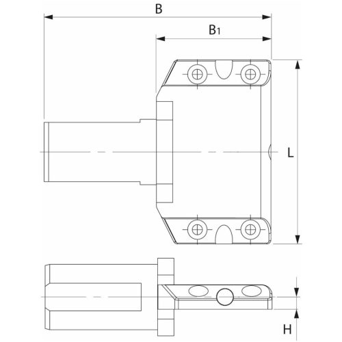 Rúdmegfogó adapter  32 mm