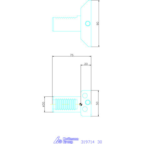 Garant VDI adapter rúdmegfogóhoz 30