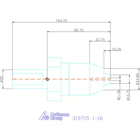 Rövid fúró tokmány  1-16 mm