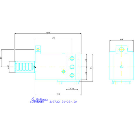 Ews Kombinált tartó furatkéshez 30-32-100