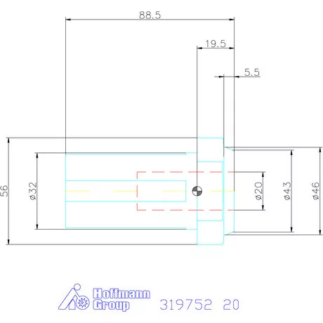 Garant Hidroplasztikus tartó Szár ⌀ 40 mm 20 mm