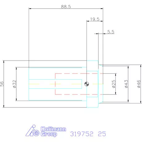 Garant Hidroplasztikus tartó Szár ⌀ 40 mm 25 mm