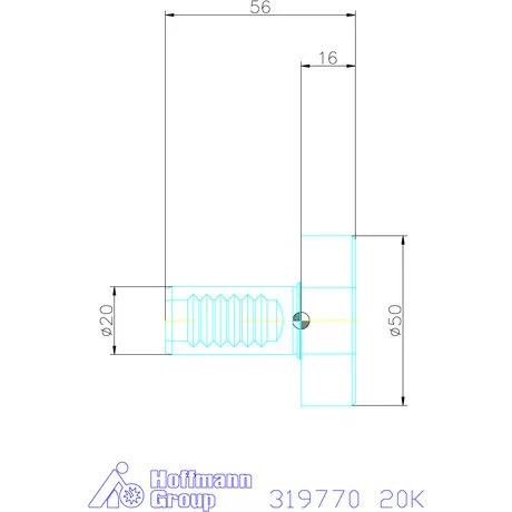 Holex VDI záródugó Form Z2 20K mm