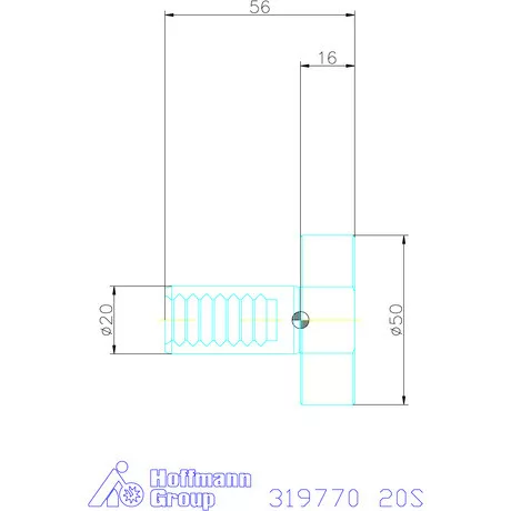 Holex VDI záródugó Form Z2 20S mm