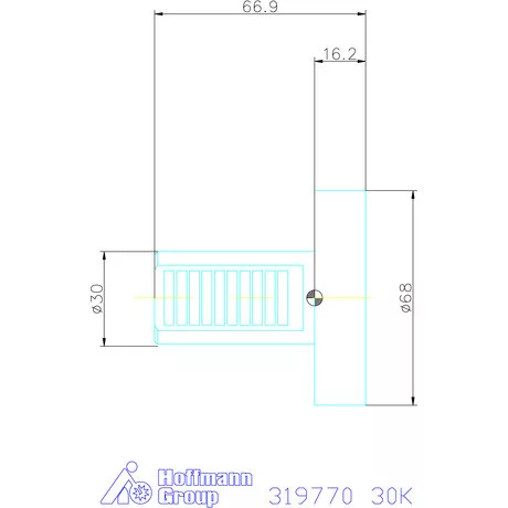 Holex VDI záródugó Form Z2 30K mm