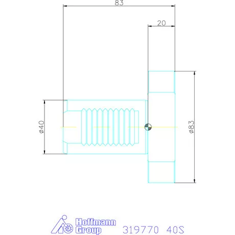 Holex VDI záródugó Form Z2 40S mm