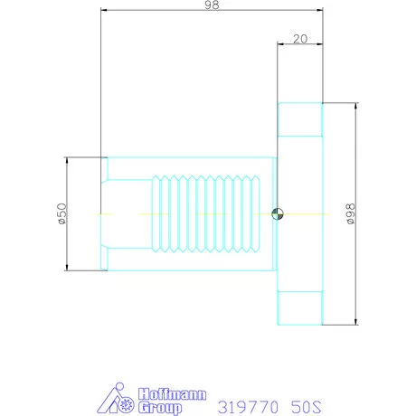 Holex VDI záródugó Form Z2 50S mm