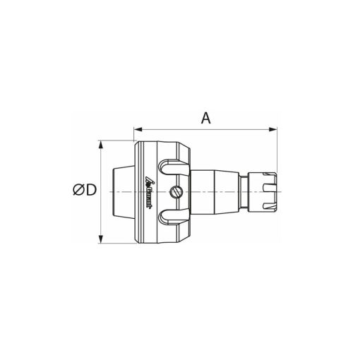 Garant Gyorscserés adapter, ER-Mini, külső anyával ER 25 11