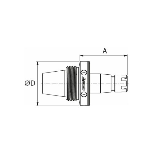 Garant Gyorscserés adapter, ER-Mini belső anyához ER 25 11