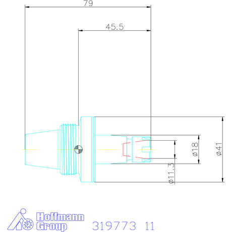 Garant Gyorscserés adapter, ER-Mini belső anyához ER 25 11