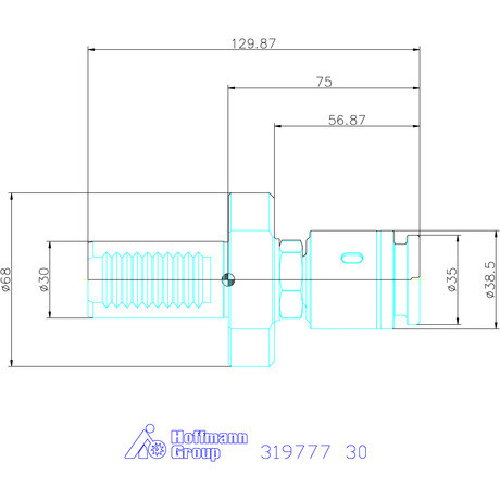 Garant Ütközéscsillapító rugóval VDI 30 mm