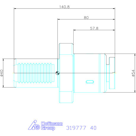Garant Ütközéscsillapító rugóval VDI 40 mm