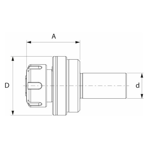 Garant ER kiegyenlítő önbeálló tartó Hengeres 25-25