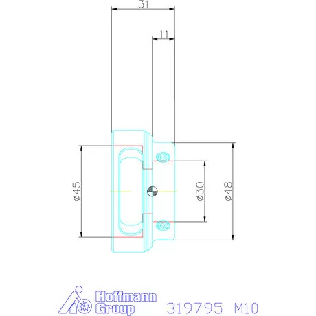 Garant Menetmetsző adapter Cserélhető betét M10