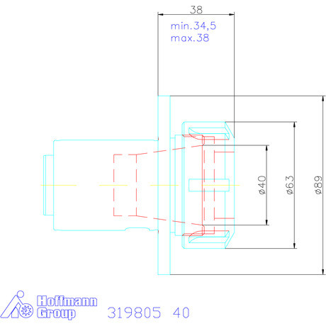 Ews ER szorítópatronos befogó VARIA 40