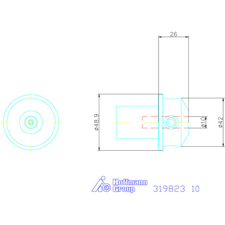 Ews Telibefúró tartó VARIA VX3 10 mm