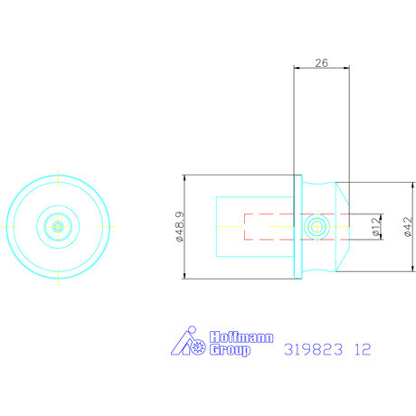 Ews Telibefúró tartó VARIA VX3 12 mm