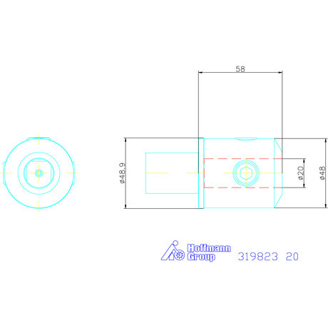 Ews Telibefúró tartó VARIA VX3 20 mm