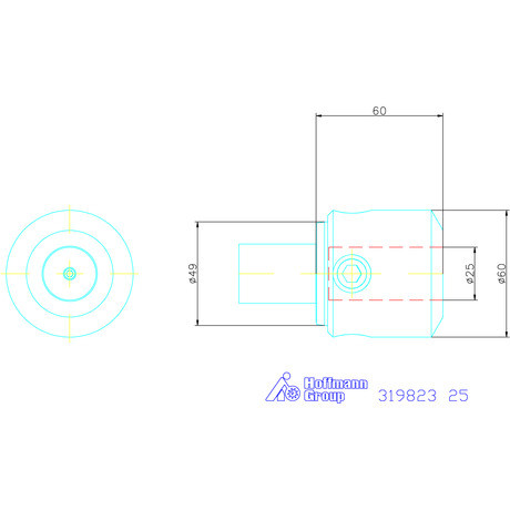 Ews Telibefúró tartó VARIA VX3 25 mm