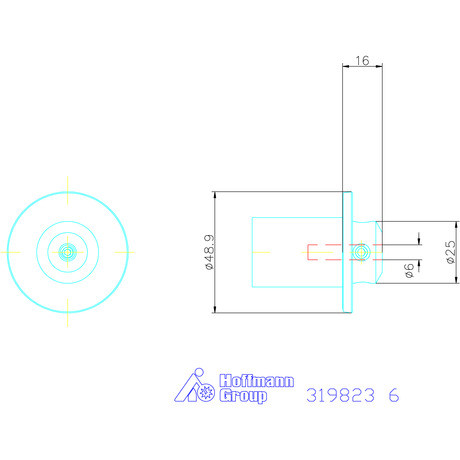 Ews Telibefúró tartó VARIA VX3 6 mm