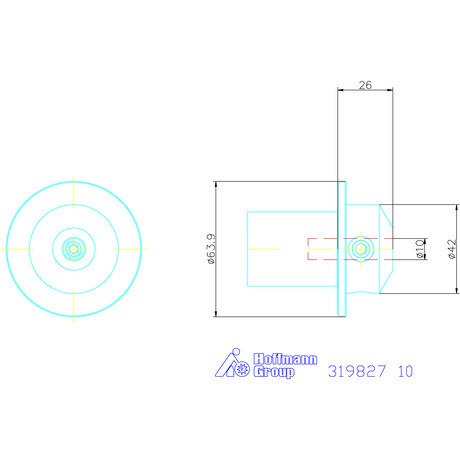 Ews Telibefúró tartó VARIA VX4 10 mm