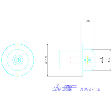 Ews Telibefúró tartó VARIA VX4 12 mm