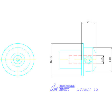 Ews Telibefúró tartó VARIA VX4 16 mm