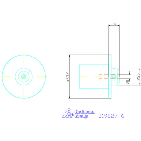 Ews Telibefúró tartó VARIA VX4 6 mm