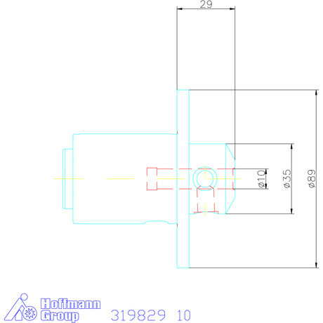 Ews Telibefúró tartó VARIA 10 mm