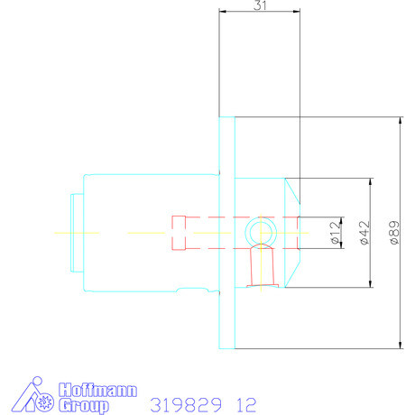 Ews Telibefúró tartó VARIA 12 mm
